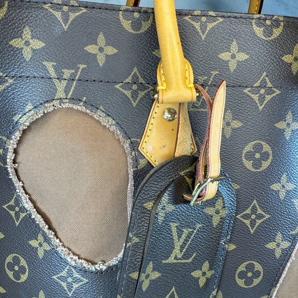 Louis Vuitton Rei Bag with Holes Monogram Comme De Garcons Iconoclasts LV Tote - Picture 14 of 15